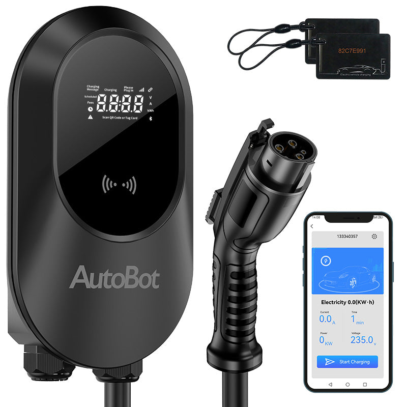 A08 48A Level 2 Smart Electric Vehicle (EV) Charger Hardwired