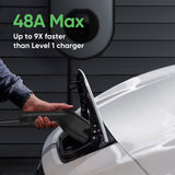 Up to 48A power, 9x faster than level 1 charger