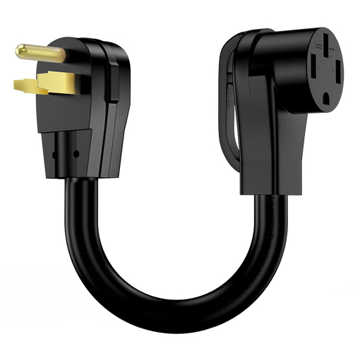 NEMA 6-50P to 14-50R adapter black